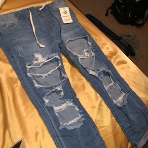 American Bazzi Jean joggers with drawstring